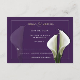 White Calla Lillies OSA på Lila