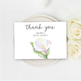 White Calla - tack för möhippan