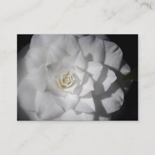 White Camellia Visitkort