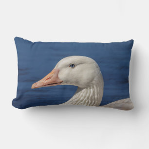 White Canadian Goose Lumbarkudde