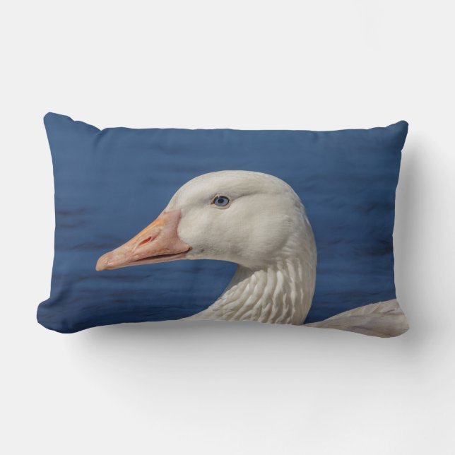 White Canadian Goose Lumbarkudde (Framsida)