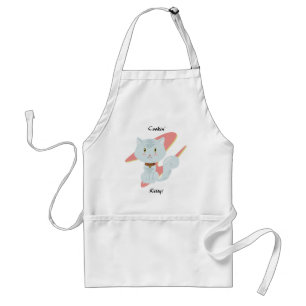 White Cat Apron Förkläde