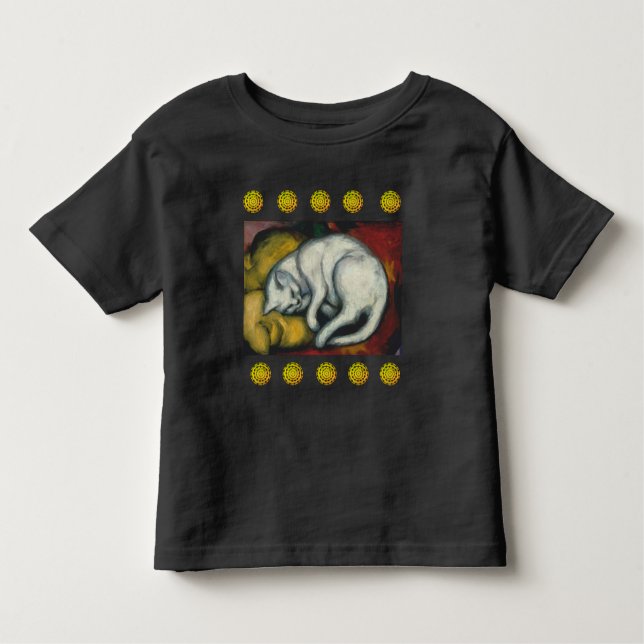 White Cat, Franz Marc T Shirt (Framsida)