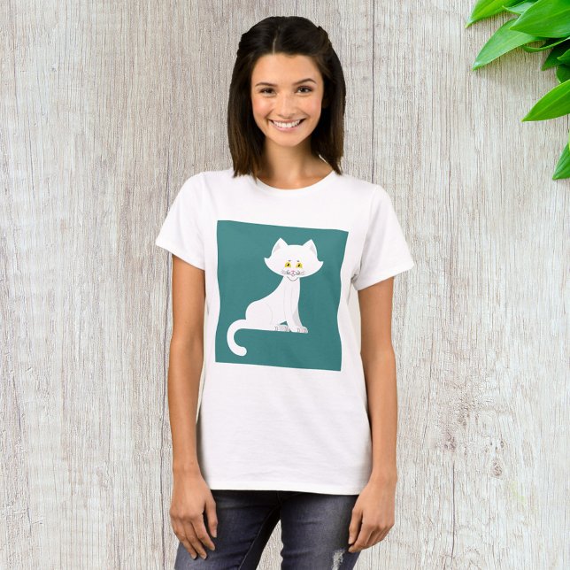 White Cat T-Shirt (Skapare uppladdad)