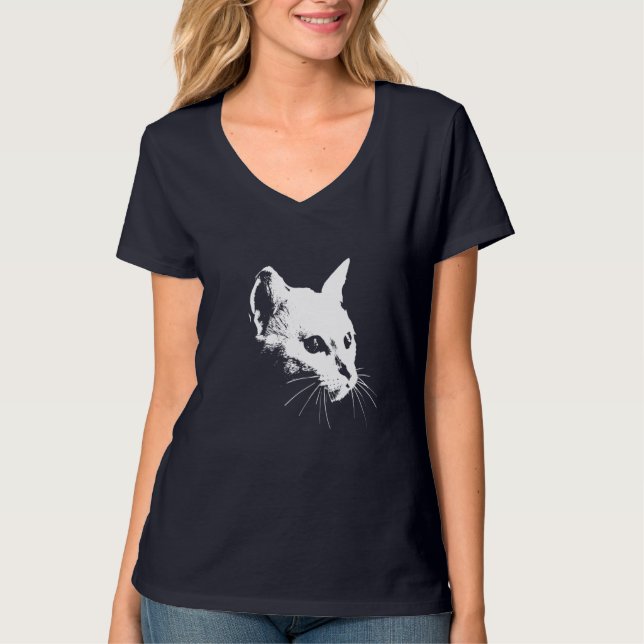 White Cat T Shirt (Framsida)