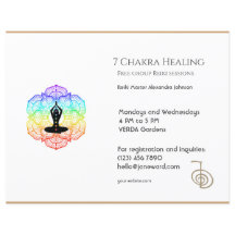 White Chakra Energy Healer Photo Reiki Vågrät