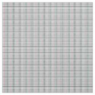 White Checked Tartan Print, Tyg