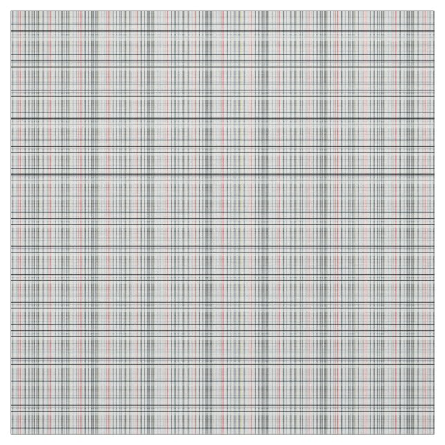 White Checked Tartan Print, Tyg (Provkarta)