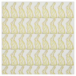 White Chocolate Bunny Rabbits Påsk Candy Vår Tyg