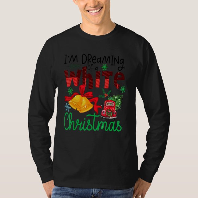 White Christmas Family Pajamas  Xmas graphic T Shirt (Framsida)
