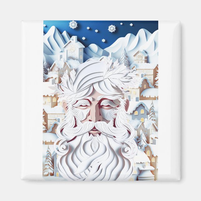 WHITE CHRISTMAS MAGNET (Framsidan)