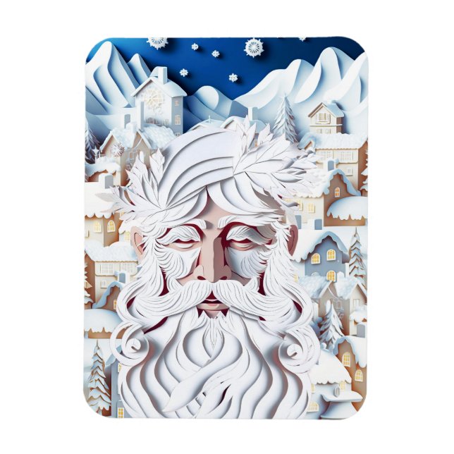 WHITE CHRISTMAS MAGNET (Vertikal)