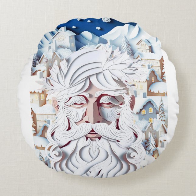 WHITE CHRISTMAS RUND KUDDE (Framsidan)