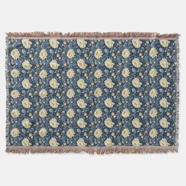 White Chrysanthemums Filt (Framsidan)