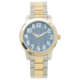 White Circuit Linjer Armbandsur