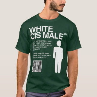 White CIS Male LGBTQ LGBT Queer Marxist Liberal 2 T Shirt