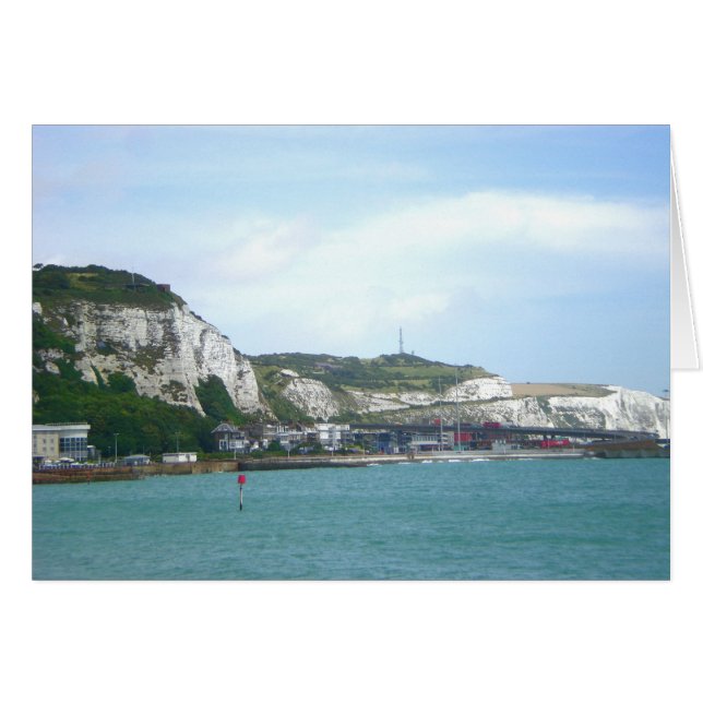 White Cliffs of Dover, England Hälsningskort (Framsidan Horizontal)