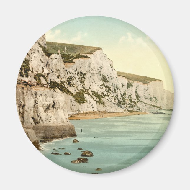 White Cliffs of Dover, Kent, England Magnet (Framsidan)