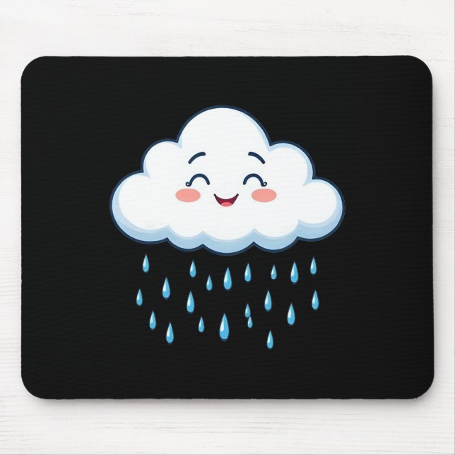 White Clouds Rain Drop Costume jul Halloween Musmatta (Framsidan)