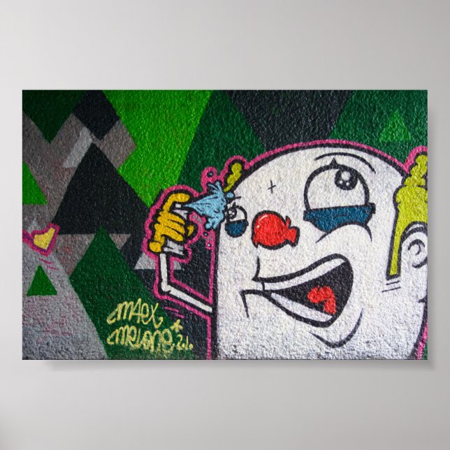 White Clown Poster (Framsidan)