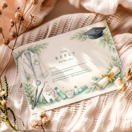 White Coat Dentist Graduation Celebration OSA Kort