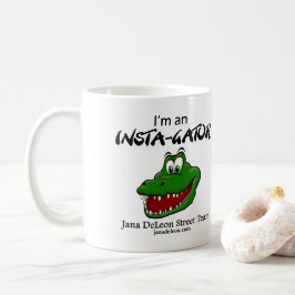 White Coffee Kopp med Street Team Logotyp