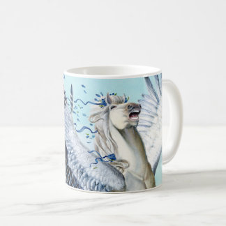 White Cory Pegasus Kaffemugg