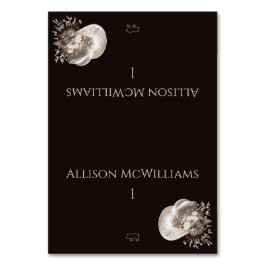 White Cowgirl Hat with Flowers Gris ikon Bordsnummer