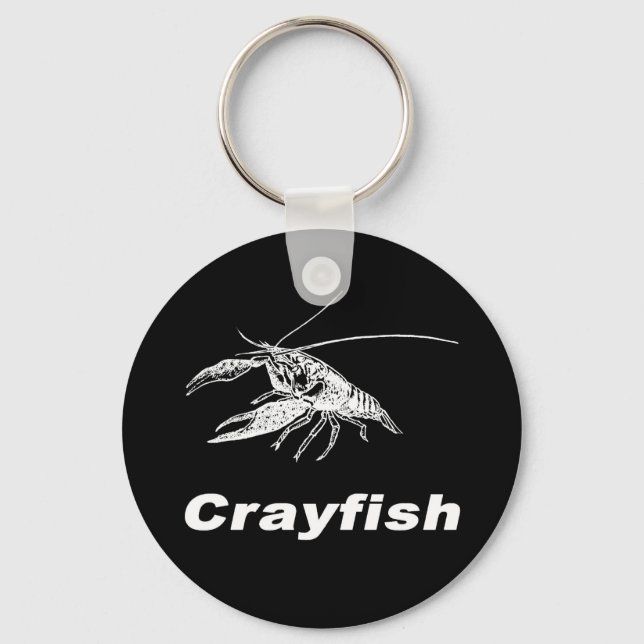 white crawfish　(Black scenery) Nyckelring (Framsida)