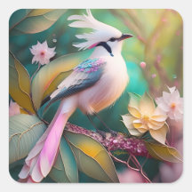 White Crested Svan Jay Fantasy Bird