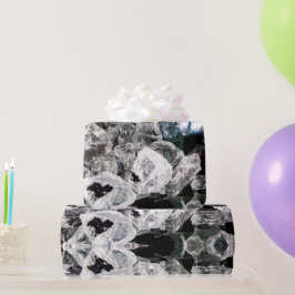 White Crystals i Svarta rymden Presentpapper