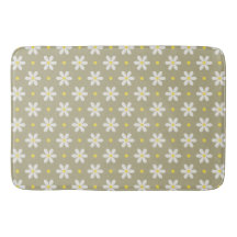 White Daisies Pattern Custom Background