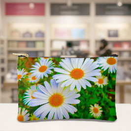 White Daisies Pouch
