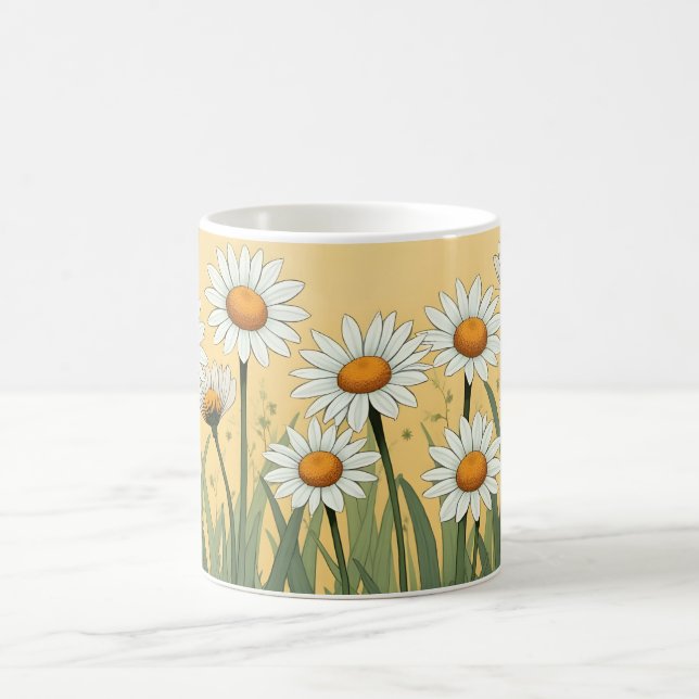 White Daisy Summer Kaffemugg (Center)