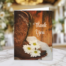 White Daisys CowboyBoots Westerna Tack