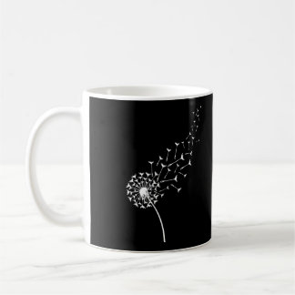 White Dandelion Hoodie Kaffemugg