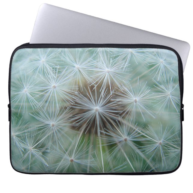 White Dandelion Laptop Fodral (Framsidan)