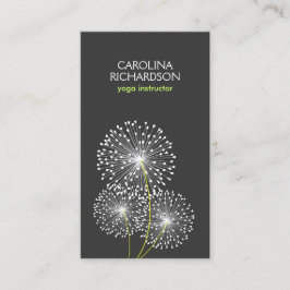 WHITE DANDELIONS YOGA-LÄKARE, YOGA INSTRUKTOR VISITKORT
