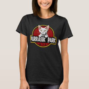 White Devon Rex Cat Cute Cat Parody T Shirt