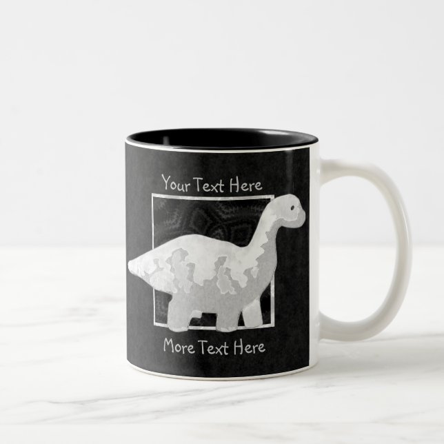 White Dinosaur Mugg (Höger)