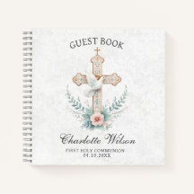 White Dove First Holly Communion Guest Bok