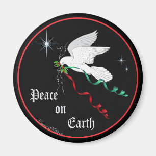 White Dove Magnet