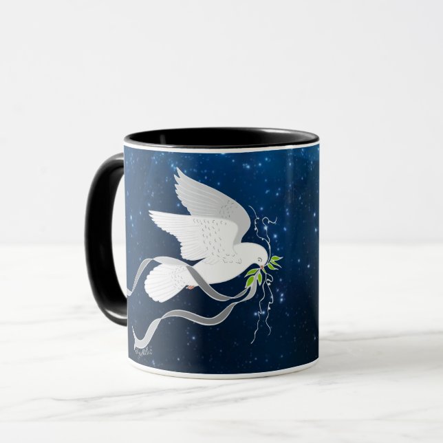White Dove Mugg (Framsida vänster)