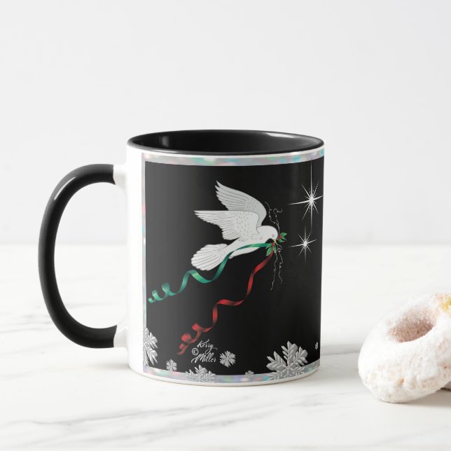 White Dove Mugg (Med munk)