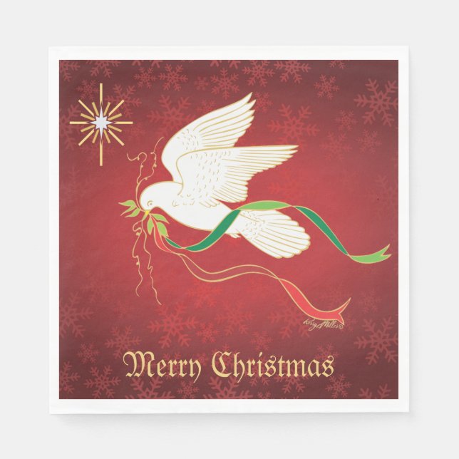 White Dove Pappersservett (Framsidan)