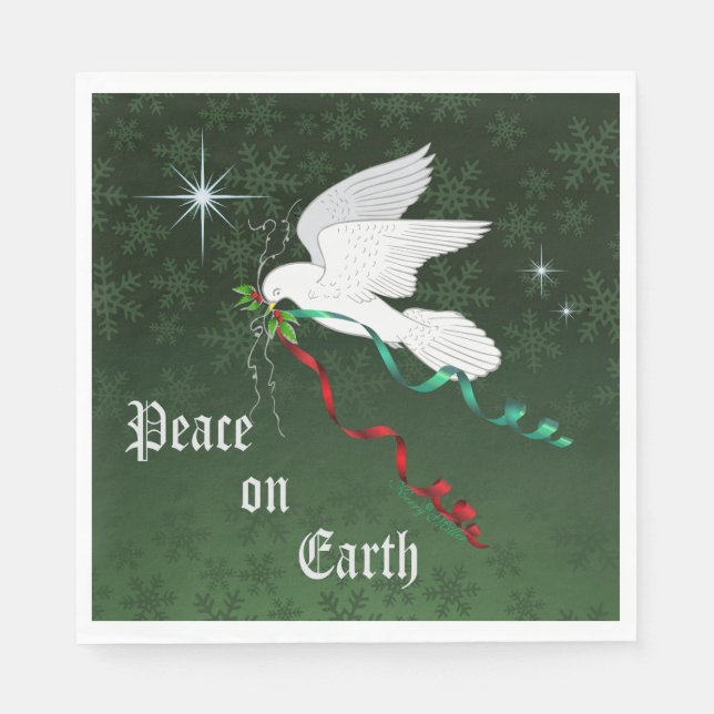 White Dove Pappersservett (Framsidan)