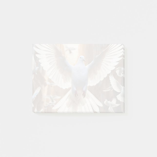 White Dove Post-it Block (Framsida)