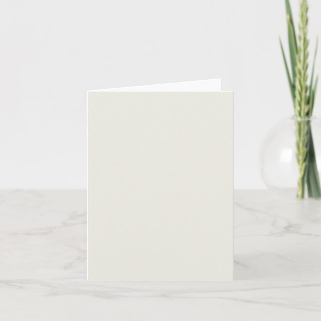 White Dove Solid Färg Tack Kort (Framsida)