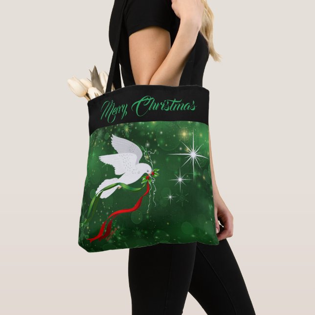 White Dove Tote Tygkasse (Närbild)