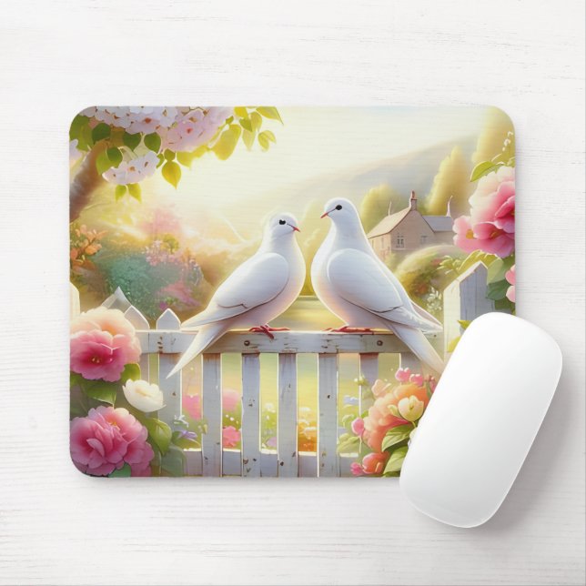White Doves Cottage Garden Musmatta (Med mus)